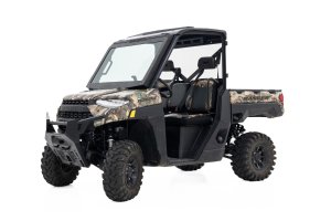 Polaris Ranger Crew XP 1000 Waterfowl Edition Electric Tilt Windshield - Rough Country - Auto-Tilt Glass - 2022